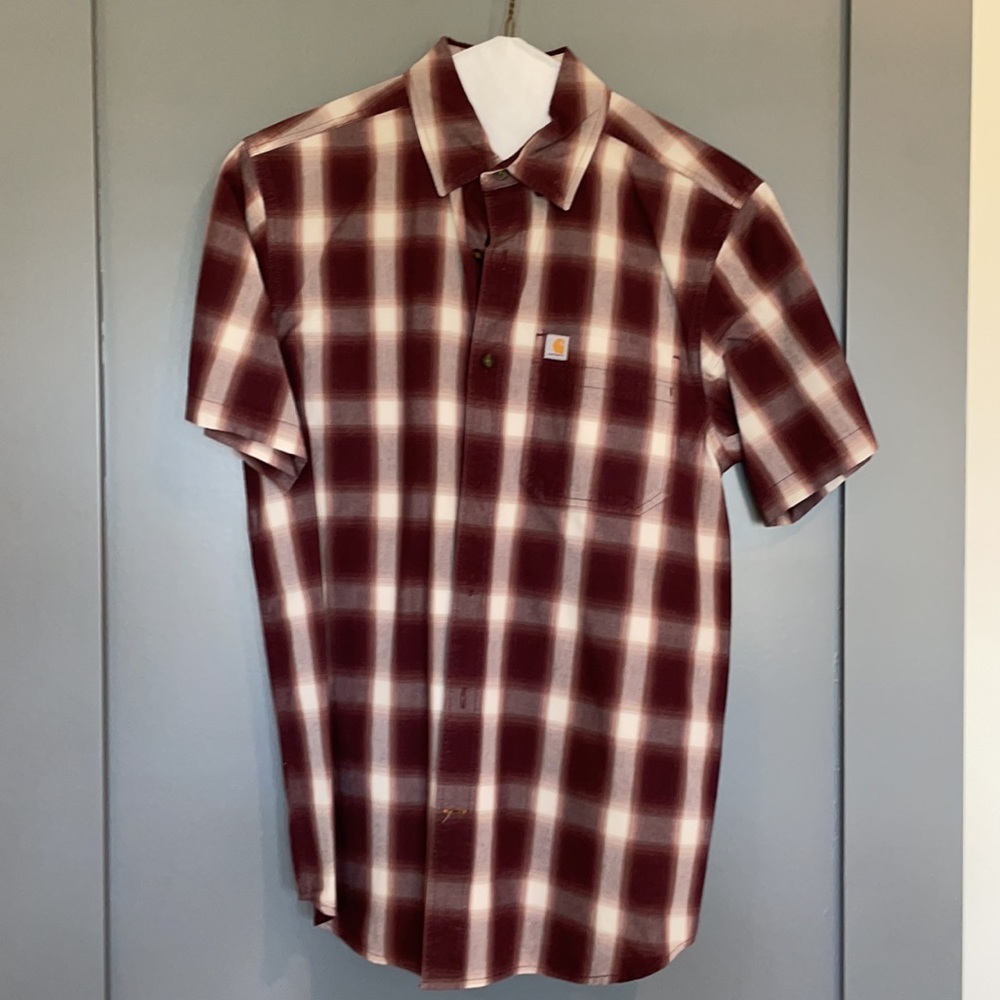 Carhartt MEDIUM short sleeve casual button down